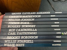 Chelsea House Baseball Legends Series - MLB Books -  LOT Of 10 - Mays Stargell