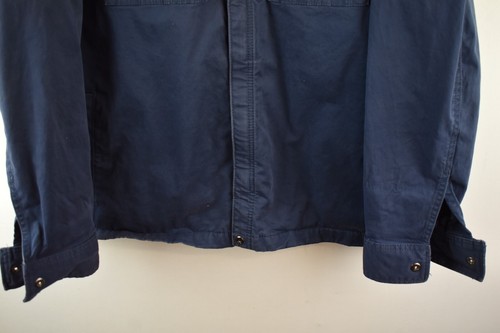MARKS AND SPENCER Blue Windcheater jacket size XL Mens Full Zip Harrington - Picture 3 of 9