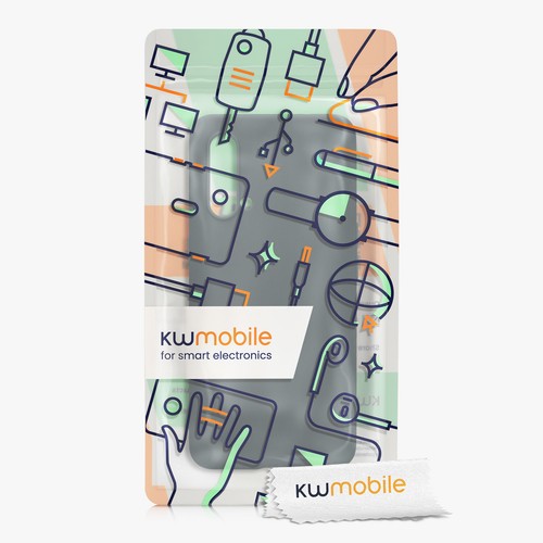 Cover per OnePlus Nord CE 5G Custodia Back Case cellulare - Foto 7 di 7