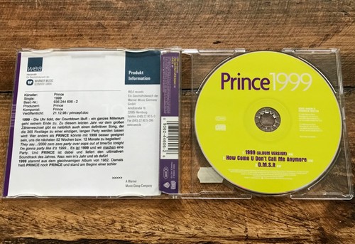 PRINCE PROMO CD SINGLE 1999 1998 RE-ISSUE EUROPEAN GERMAN PR COPY + PROMO INFO - Picture 4 of 7