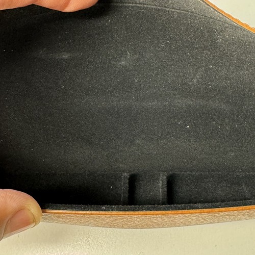 Authentic Ray-Ban Sunglasses Leather Case and Cleaning Cloth only - Brown BR - Picture 10 of 18
