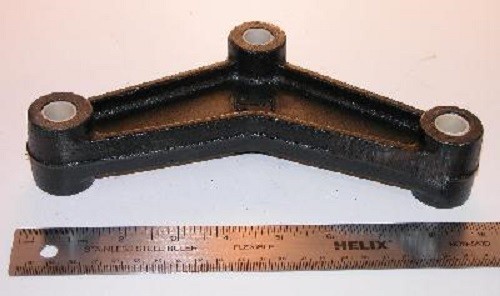 Trailer Leaf Spring Equalizer With 9/16" Bolt Holes and Nylon Bushings Set of 2 - Picture 3 of 3