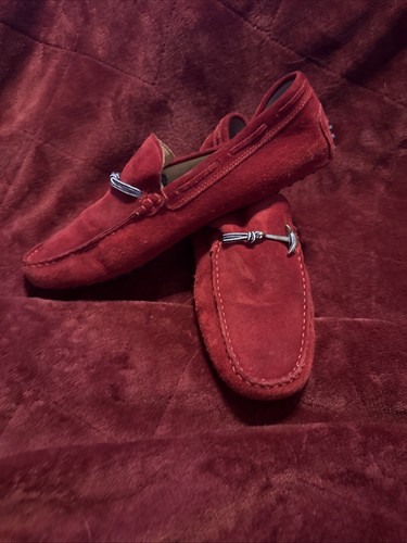 Mocassini da guida Aldo Roxbury scarpe gancio da pesca mocassino - rosso - uomo taglia 11 - Foto 5 di 12