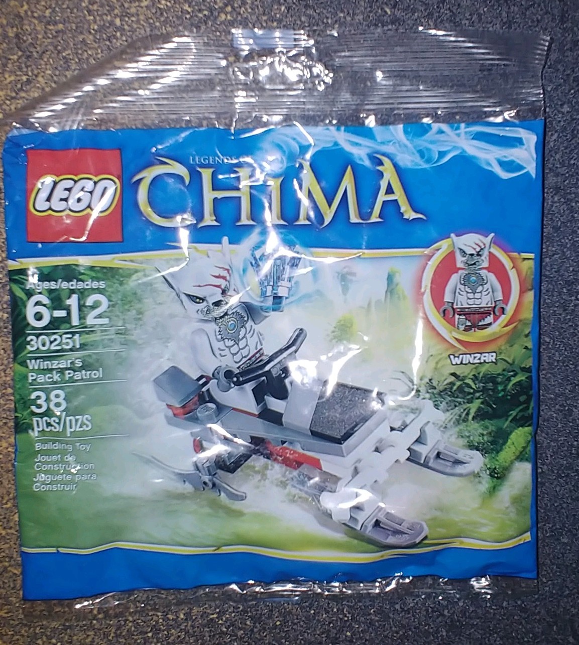 LEGO 30251 Winzar's Pack Patrol Legends of Chima.  