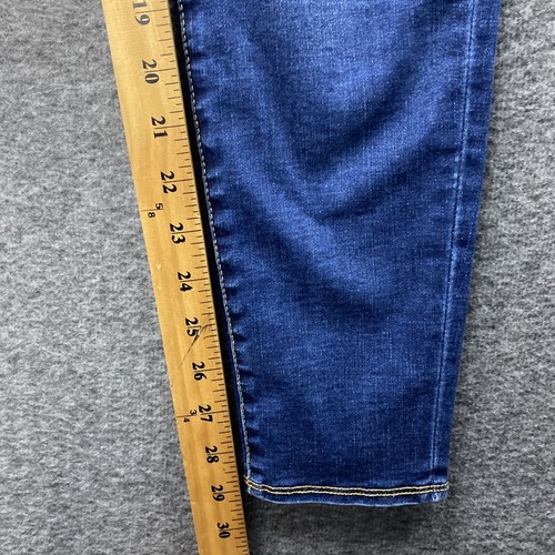 Rock & Republic Denim Rx Fever Pull On Skinny Jeans Women's 6 Blue Denim Pants - Picture 6 of 10