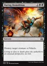 Daring Demolition Light Play, English Magic the Gathering MTG Aether Revolt