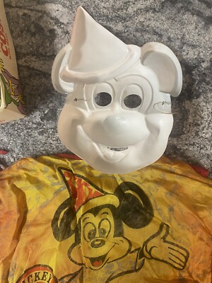Vintage Halloween Costume Mickey Mouse Ben Cooper Original Box
