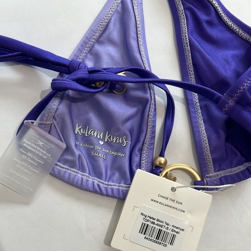 Kulani Kinis Ring Halter Bikini Top in Amethyst - Picture 5 of 5