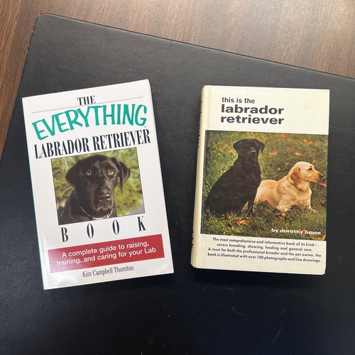 VTG “Everything Labrador” By Kim Thornton | “Labrador Retriever” By Howe 1st Ed - Picture 1 of 14