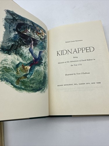 Kidnapped by Robert Louis Stevenson, Junior Deluxe 1954, Doubleday, Dustjacket - Picture 7 of 14