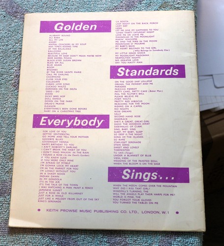 KPM Fourth Album Golden Standards 10 Easy Piano Pieces & Lyrics Sheet Music - Picture 2 of 4