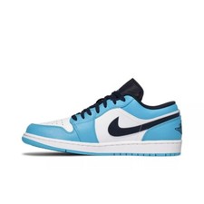 Jordan Air Jordan 1 Low 'UNC' comfort Low-top retro basketball shoes 553558-144