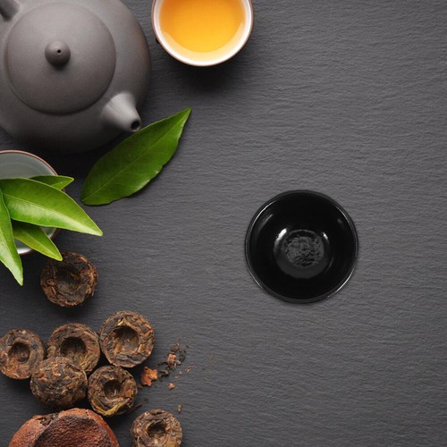 5 tazas de té hechas a mano de hierro fundido estilo japonés, - Imagen 4 de 12