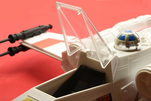 VINTAGE STAR WARS X-WING FIGHTER REPRO LASERKANONEN + CANOPY, 2X SETS - CLEAR/SMOKE - Bild 12 von 19