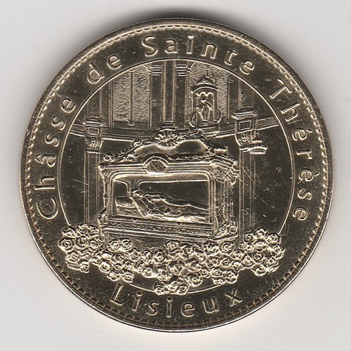 A  2014 TOKEN MEDAILLE SOUVENIR A-B -- 14 100 LISIEUX CHÂSSE DE SAINTE-THERESE - Picture 1 of 2