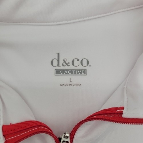 Top de mujer D&Co ropa deportiva multicolor sin mangas cuello falso 1/4 cremallera talla L - Imagen 7 de 7