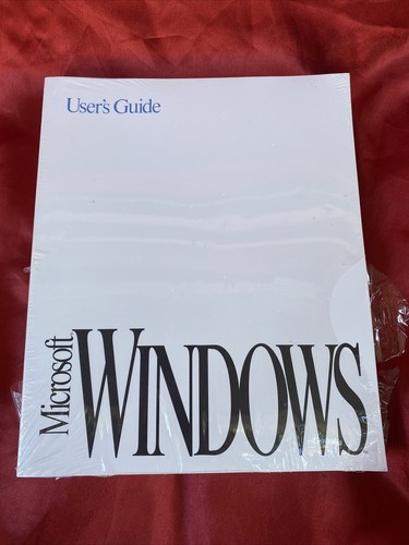 NEW Vintage Microsoft Windows 3.1 User's Guide Manual Book SEALED - Picture 1 of 3