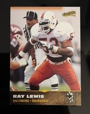 RAY LEWIS RC 💥 1996 Score Board All Sport Plus Rookie NFL Card #139 Mint 