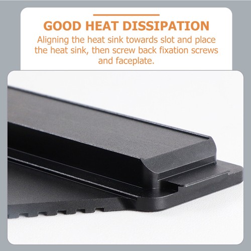 Metal SSD Heat Sink Cooler Fin Aluminum SSD Heat Sink Aluminum Heating Sink - Photo 8/12