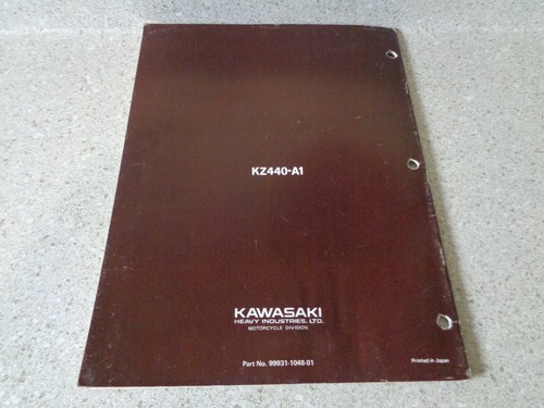 1980 Kawasaki KZ-440 A1 LTD Motorcycle Assembly Preparation Manual ( Book 34 ) - Foto 8 di 8