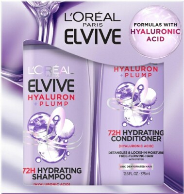 L'Oreal Paris Elvive Hyaluron + Plump Hydrating, Shampoo