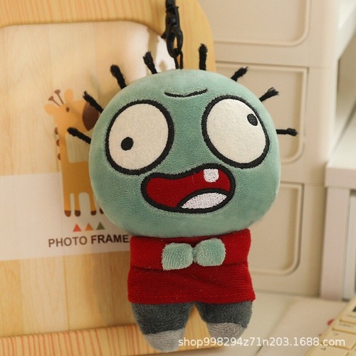 Plants Vs Zombies Baby Zombies Plush Doll Keychain Cute Zombie Pendants - Picture 13 of 13