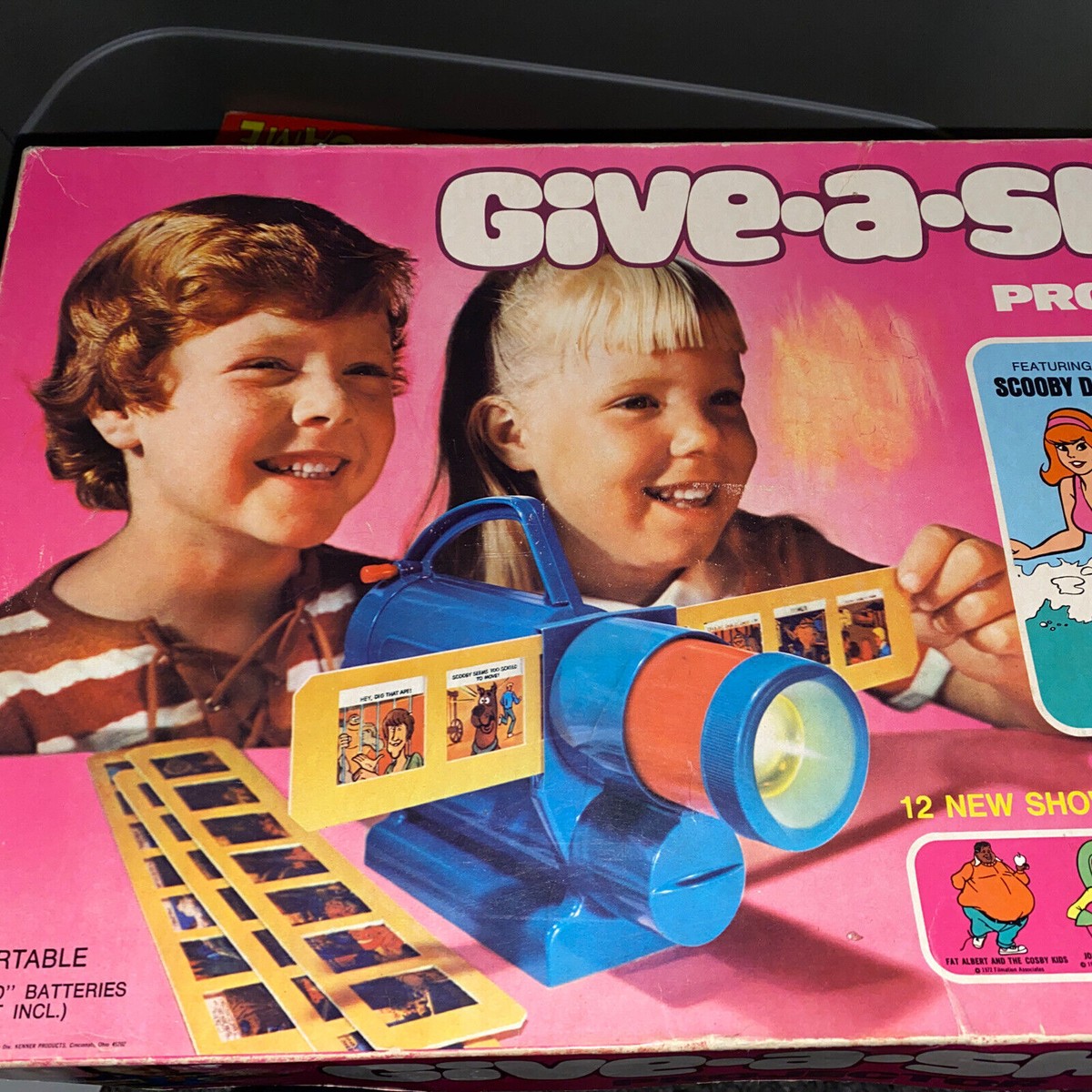 Kenner Give-a-Show Projector Scooby Doo Version (74)Tested Non Working