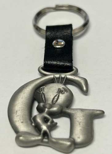 Licensed  Warner Bros 2000- Collectible- Tweety Bird Initial Keychains NEW - - Picture 8 of 110