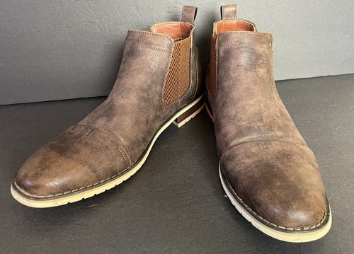 Ferro Aldo Sterling MFA606325 Mens 9.5M Casual Chelsea Slip On Ankle Boots NWOB - Picture 5 of 14