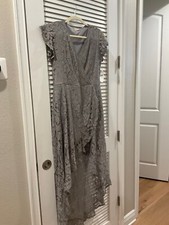 Altar'd State Artiz Lace Maxi Wrap Dress New Large. NEW