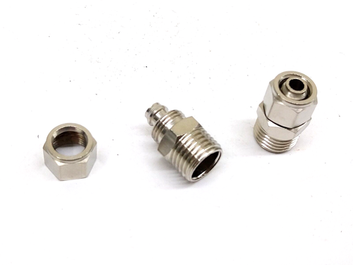 Luftschlauch Reparatur Set 8mm x 1/4 Zoll NPT Mehrweg Schlauchspleißer 2tlg - Bild 1 von 2