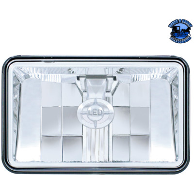ULTRALIT - SINGLE HIGH POWER CREE LED 4'' X 6'' HEADLIGHT (Choose High or Low)