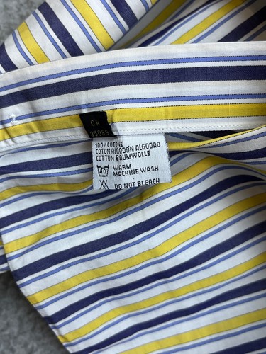 Paul & Shark Yachting Shirt Mens 42/16.5 Multicolor Striped Button Down Italy - Picture 14 of 16