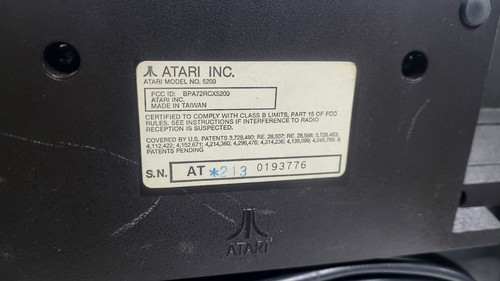 Consola Atari 5200 4 puertos, adaptador de corriente, caja de conmutadores y manual del propietario probado - Imagen 13 de 19
