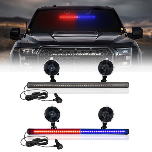 48 LED LED Stroboskop Lichter Auto Windschutzscheibe Notfall Dach Top Blitz Lampe Autolicht - Bild 7 von 23