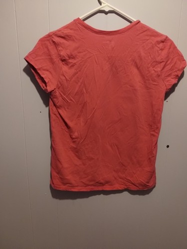 Girls Pink T-shirt Size 10 Childrens Place Inspire Create Love Glitter Peace VGC - Picture 4 of 7