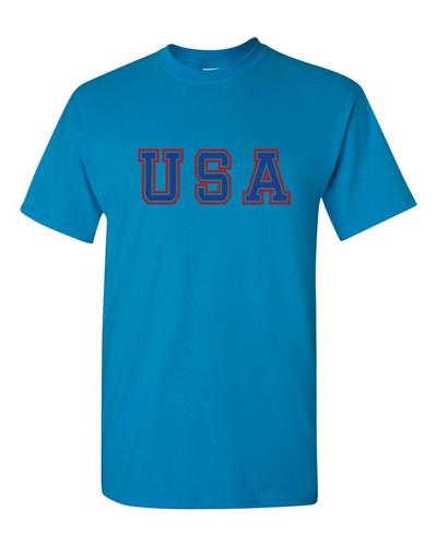 USA Patriotic Shirt for Men 4th of July Tee Independence Day Red White Blue - Picture 13 of 14