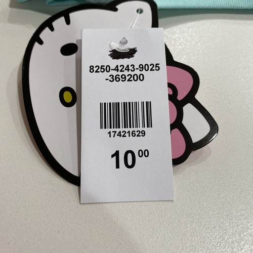 Sanrio Adult Turquoise Hello Kitty Short Sleeve Graphic Tee XL - Picture 3 of 3