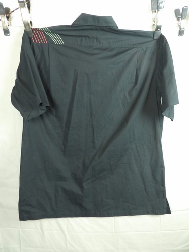 Sean John Shirt Mens 2XL Pearl Snap Ray Trace Pattern 100% Cotton Short Sleeve 1 - Picture 5 of 8