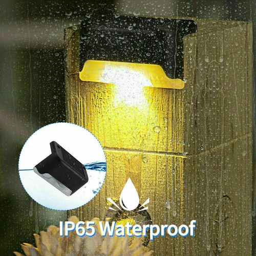 8Pcs Solar LED Deck Waterproof Lights Outdoor Steps Lamps for Stairs Fence - Picture 5 of 7
