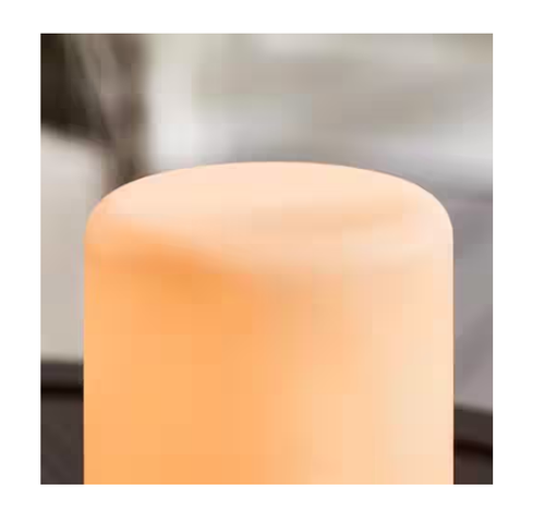 Hampton Bay 3 in. D x 4.5 in. H Fireglow Candle with 24 LED, White NEW (14E) - Picture 4 of 4