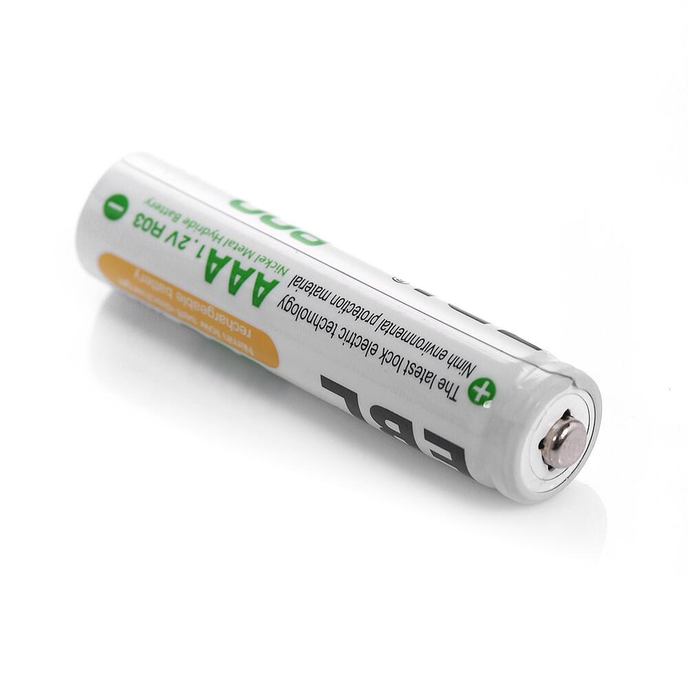 4pcs EBL AAA NIMH Rechargeable Batteries 800mAh with Box For Flashlights USA eBay