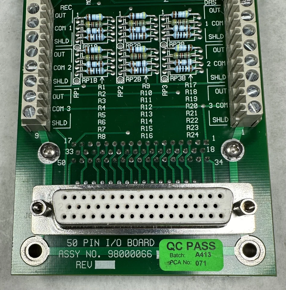 NUEVA PLACA DE CIRCUITO DE E/S TELEDYNE Monitor Labs 50 pines 98000066-2 Rev. B Foto 3 de 4