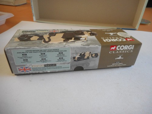 Corgi Classics 07501 Land Rover & 2 Wheel Trailer British Army 1:43 Ltd Ed + Box - Picture 10 of 12