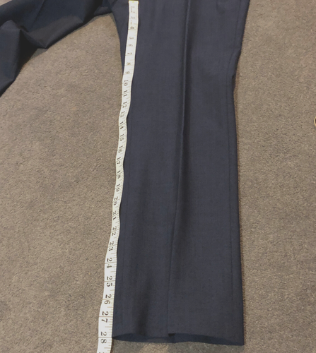Banana Republic Womens Blue fully lined Trousers Wool Blend, Ryan Fit USA8/UK12 - Picture 7 of 14