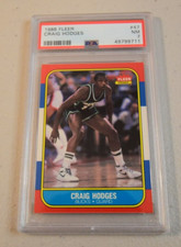 Craig Hodges Rookie Card 1986-87 Fleer #47 PSA 7