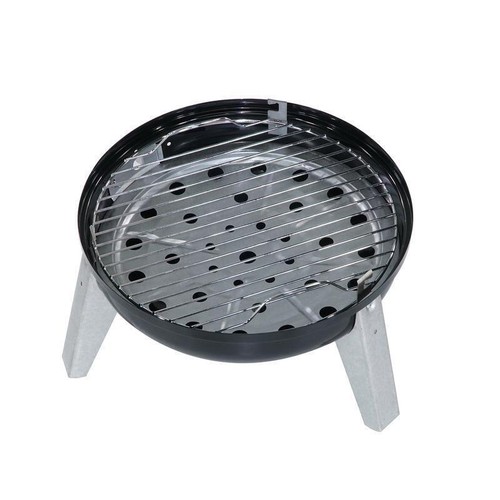 Portable Charcoal Grill 176sqin Cooking Space Lightweight Steel Legs Easy Carry - Picture 5 of 9