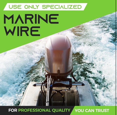 Gearit 8 Stärke Marine Draht (100 Fuß) 8 AWG Primärkabel Kabel, verzinnt sauerstofffrei - Bild 6 von 7