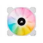 840006637790 Corsair | 140mm biały wentylator PWM, podwójny zestaw wentylatorów z węzłem oświetleniowym CORE
