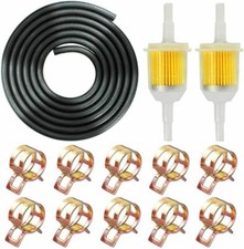 6 ft Fuel Hose Filter Kit 1/4 line for Golf Cart Mower Motor Bike Small Engines